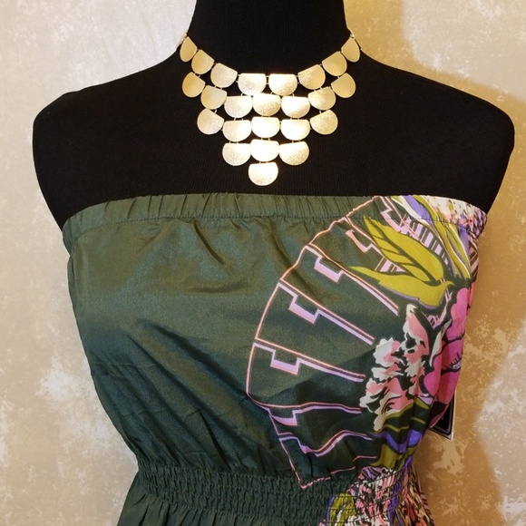 FOREVER 21 HALTER DRESS SIZE M - Picture 2 of 4